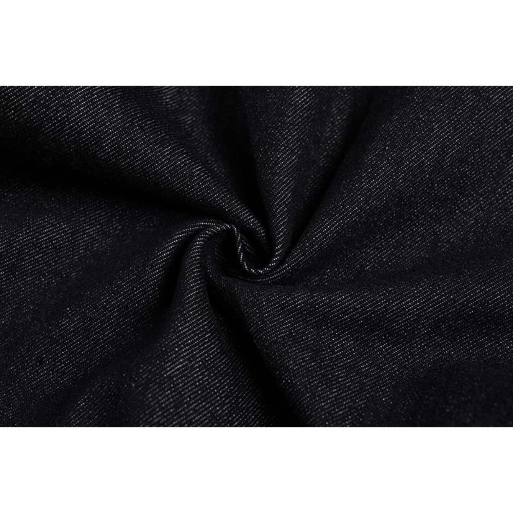 Vintage Embroidery Wide - Leg Jeans - Thrashink