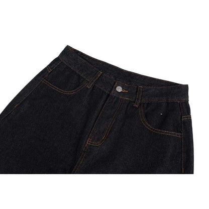 Vintage Embroidery Wide - Leg Jeans - Thrashink