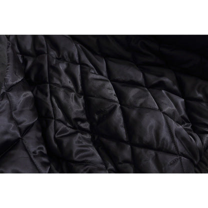 Vintage Faux Suede Shearling Trimmed Jacket - Thrashink