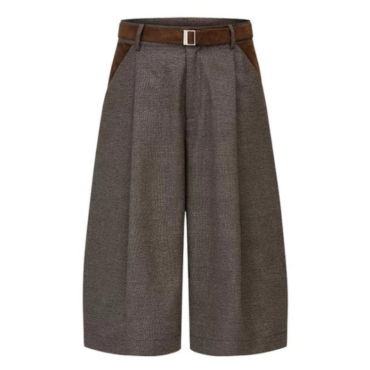 Vintage Houndstooth Capri Trousers - Thrashink