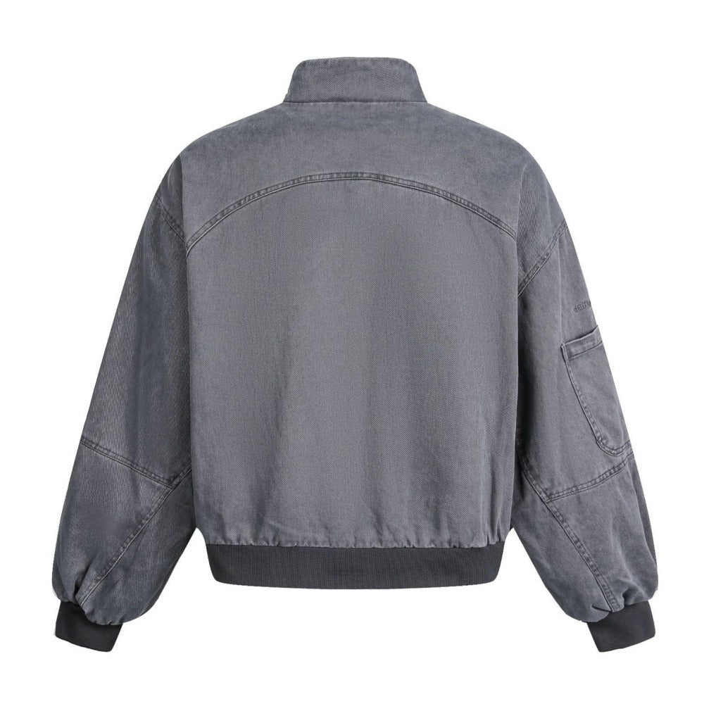 Vintage Multi - Pocket Bomber Jacket - Thrashink