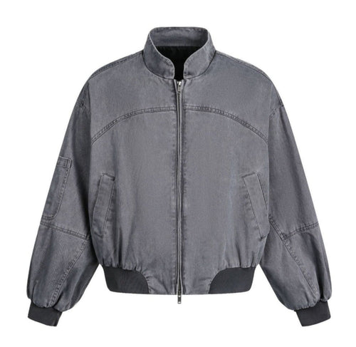 Vintage Multi - Pocket Bomber Jacket - Thrashink