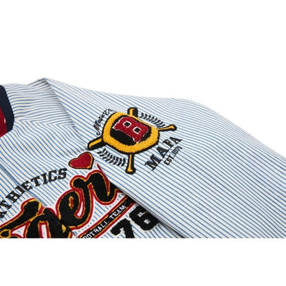 Vintage Striped Tigers Varsity Jacket - Thrashink