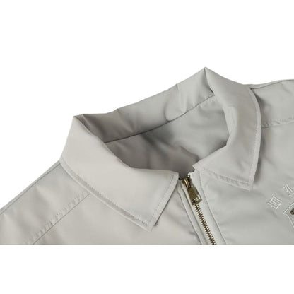 Vintage Studded Embroidered 08 Bomber Jacket - Thrashink