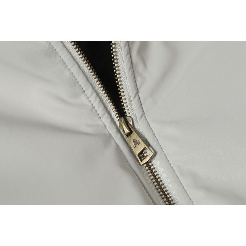 Vintage Studded Embroidered 08 Bomber Jacket - Thrashink