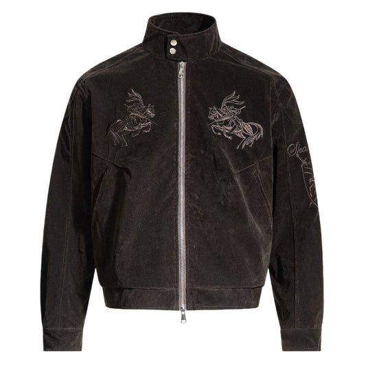 Vintage Suede Harrington Jacket - Thrashink