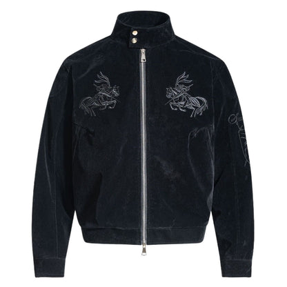 Vintage Suede Harrington Jacket - Thrashink