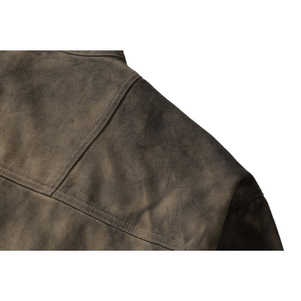 Vintage Tie - dye Distressed Short Jacket - Thrashink