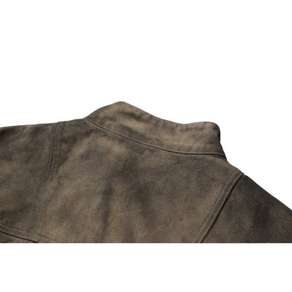 Vintage Tie - dye Distressed Short Jacket - Thrashink