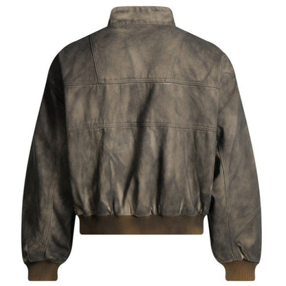 Vintage Tie - dye Distressed Short Jacket - Thrashink