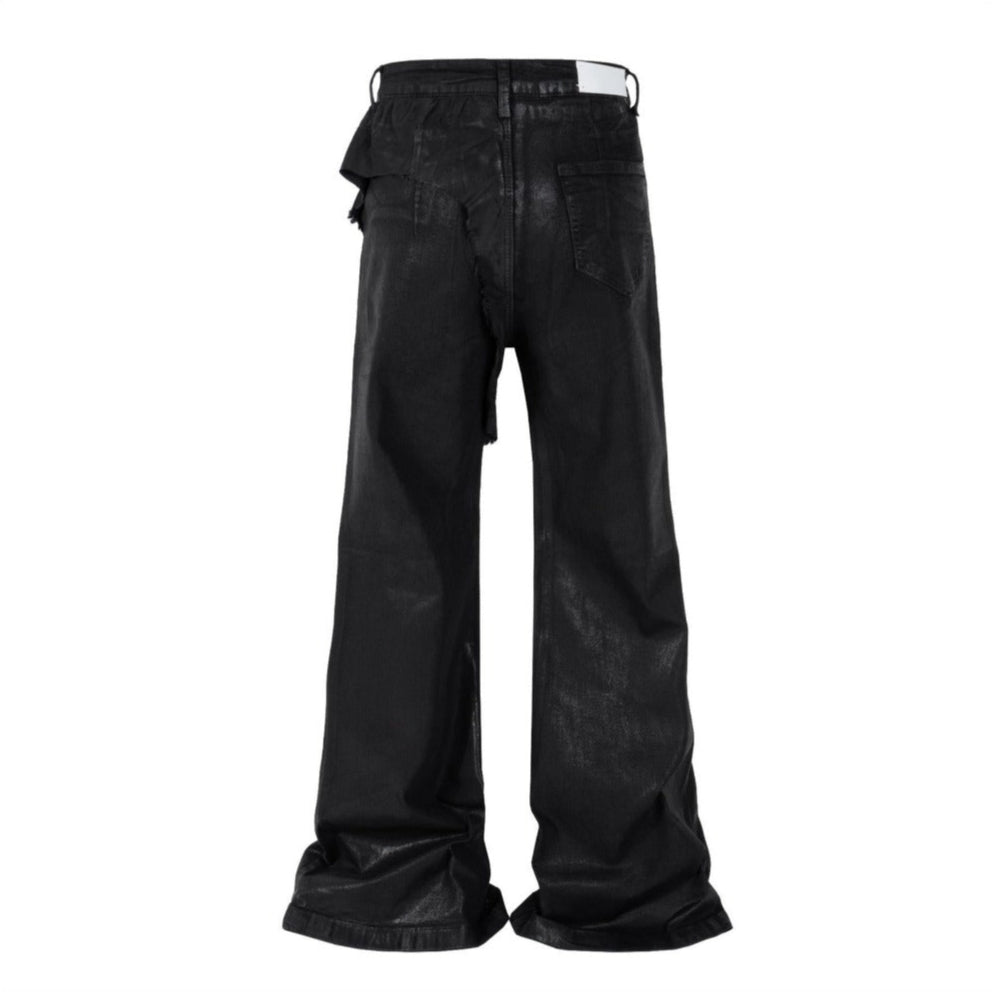 Vinyl coating Shiny Bootcut Jeans - Thrashink