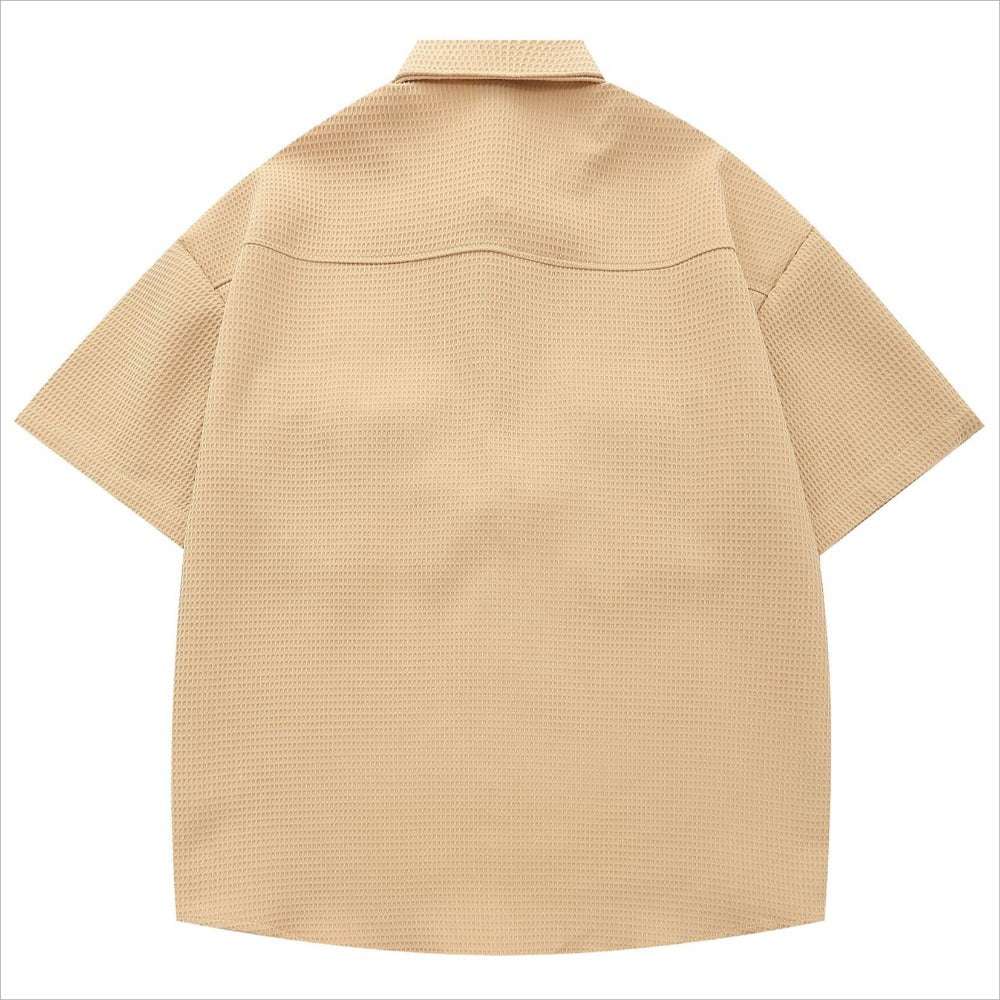 Waffle Chain Shirt - Thrashink