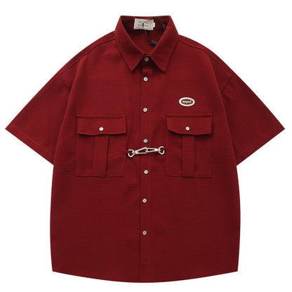 Waffle Chain Shirt - Thrashink