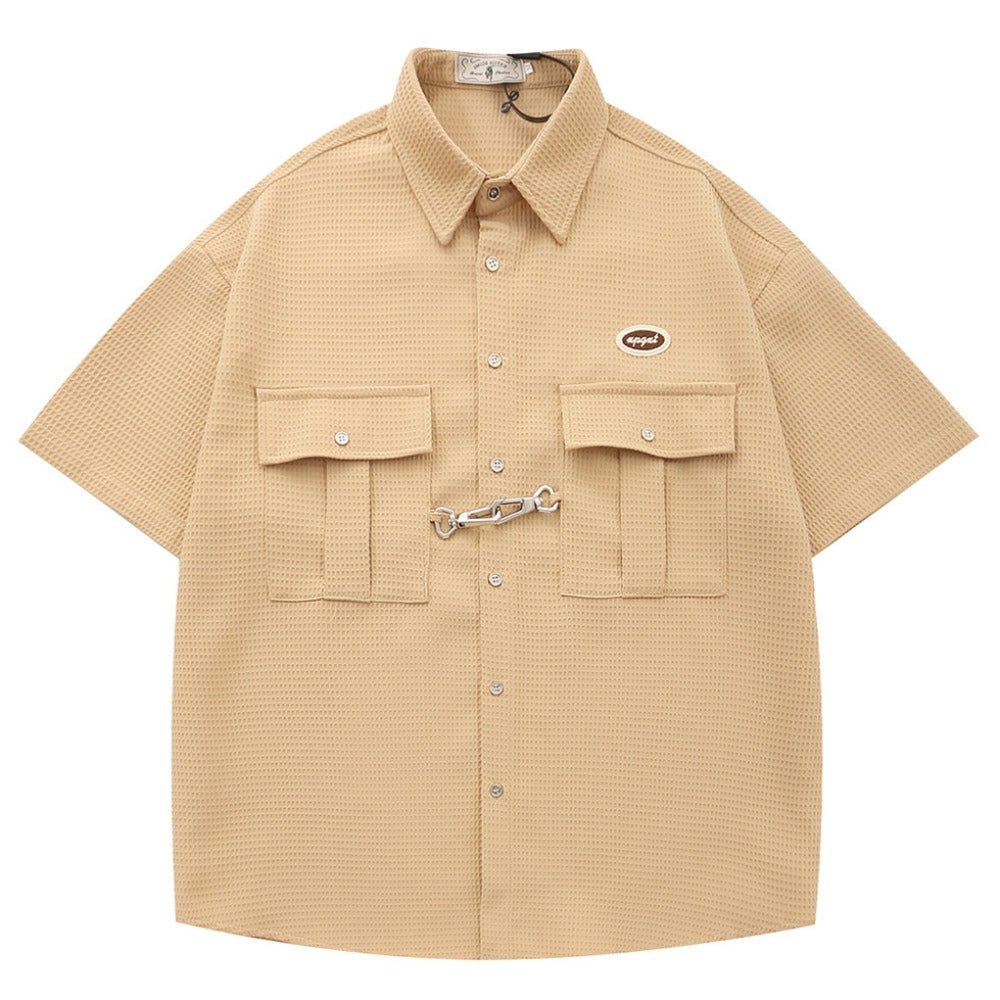 Waffle Chain Shirt - Thrashink