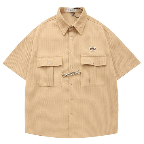 Waffle Chain Shirt - Thrashink