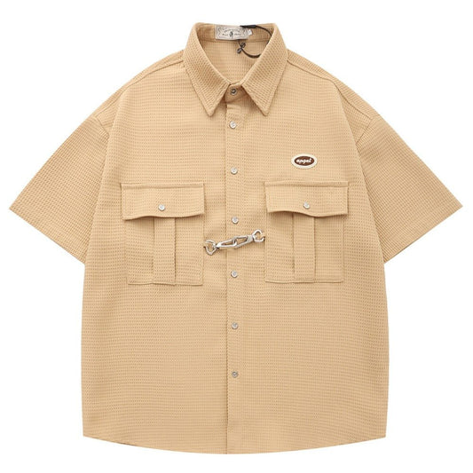 Waffle Chain Shirt - Thrashink