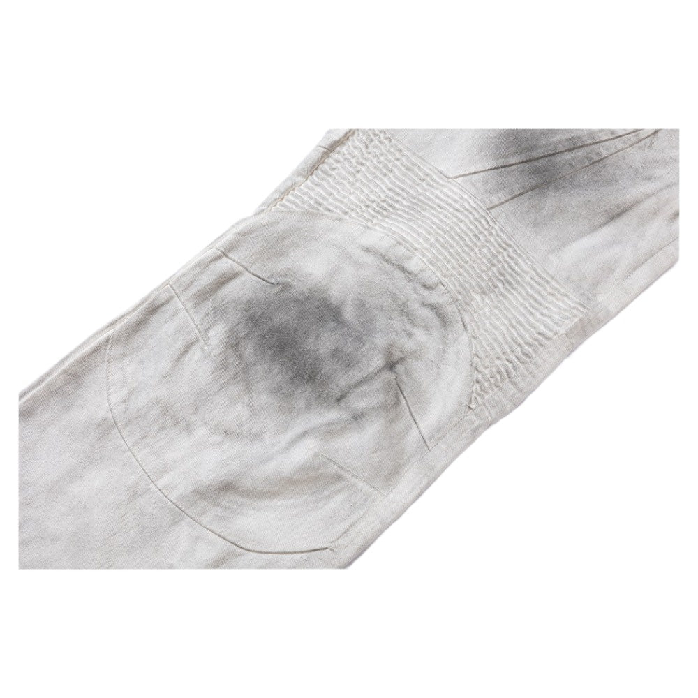 Washed Distressed Bootcut Jeans - Thrashink