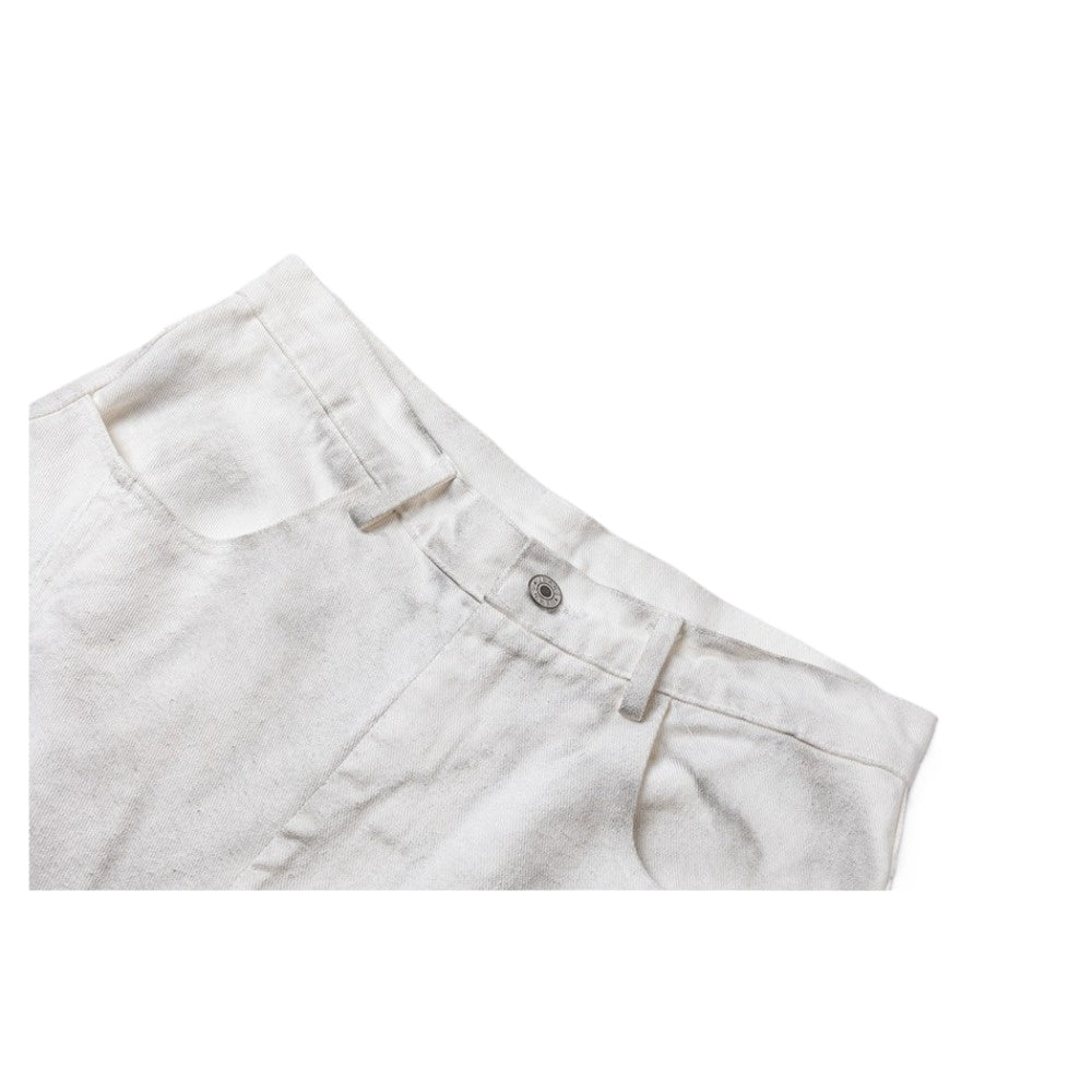 Washed Distressed Bootcut Jeans - Thrashink