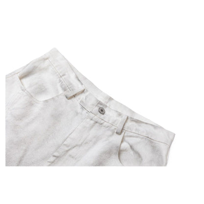 Washed Distressed Bootcut Jeans - Thrashink