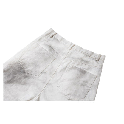 Washed Distressed Bootcut Jeans - Thrashink