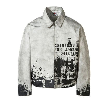 Wasteland Style Dirty Dyed Washed Jacket - Thrashink