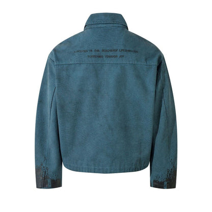 Wasteland Style Dirty Dyed Washed Jacket - Thrashink