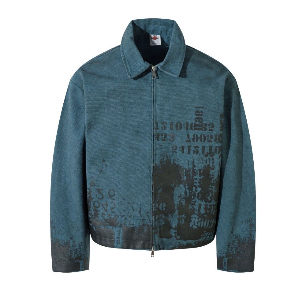 Wasteland Style Dirty Dyed Washed Jacket - Thrashink
