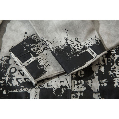 Wasteland Style Dirty Dyed Washed Jacket - Thrashink