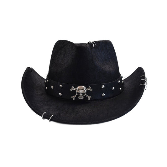 Western Skull Cowboy Hat - Thrashink