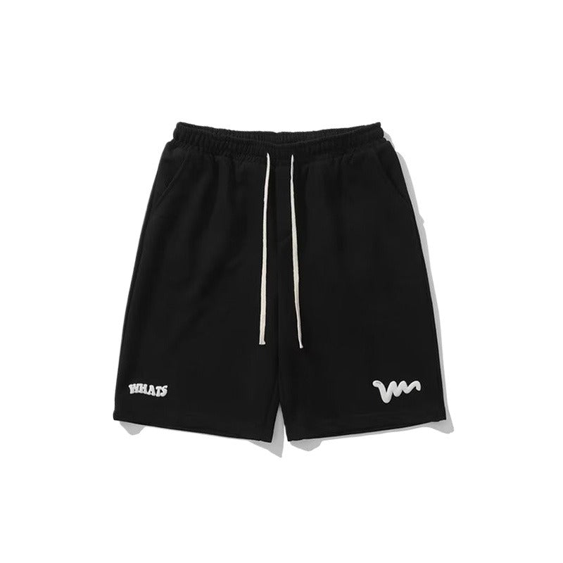"WHATS" Sports Shorts - Thrashink