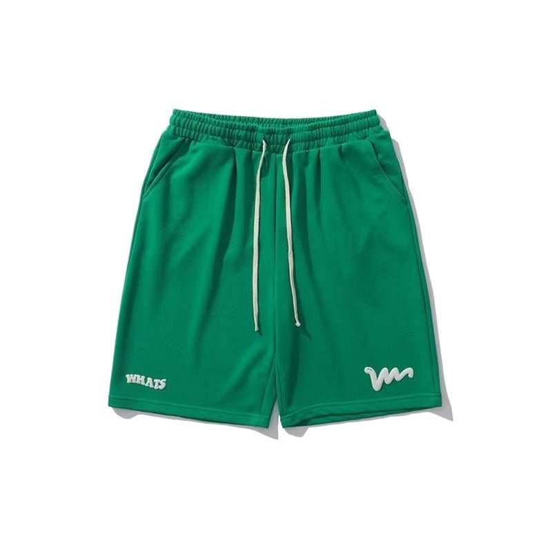 "WHATS" Sports Shorts - Thrashink