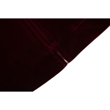 Wine Velvet Pearl - Embellished Jacket - Thrashink