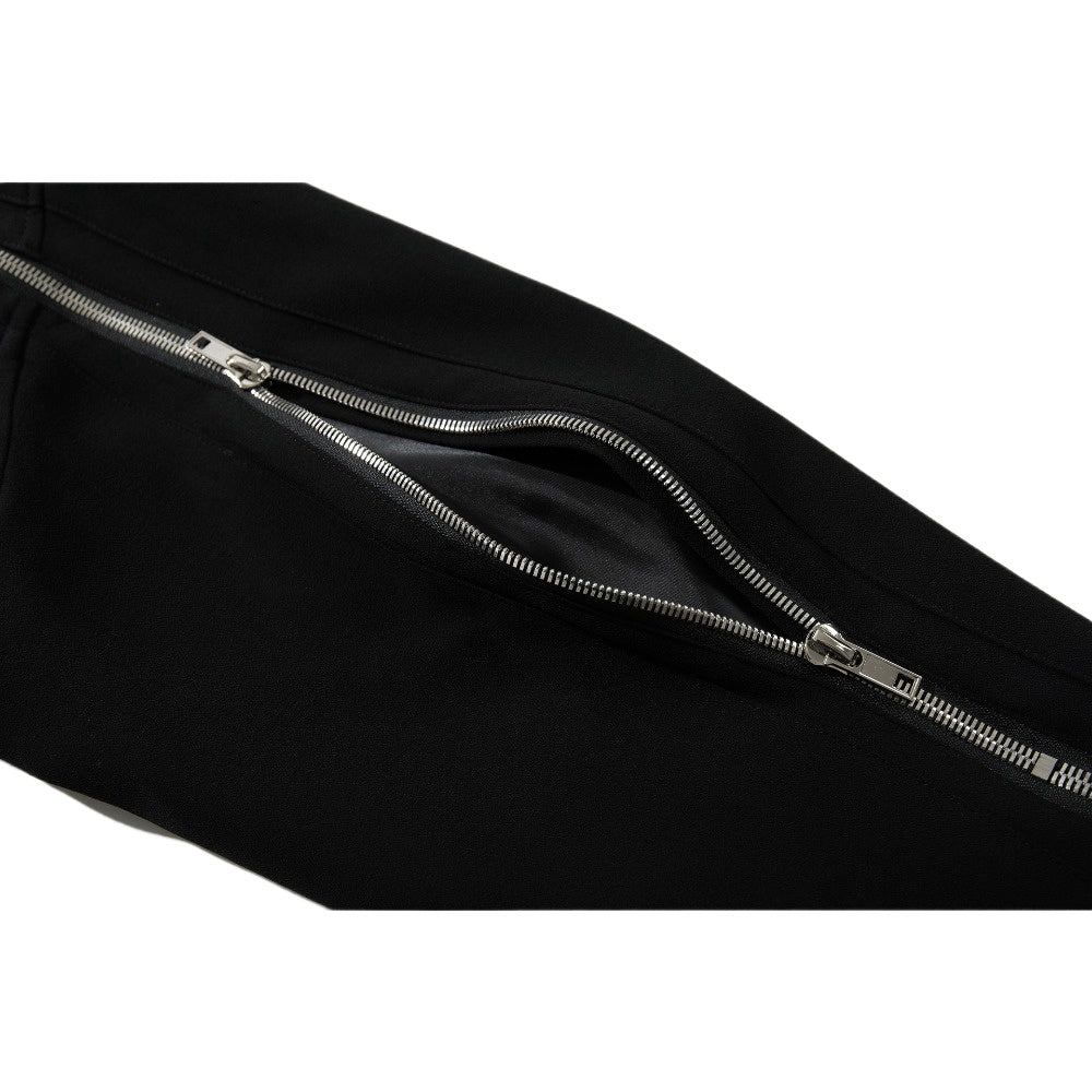 Zip Back Statement Collared Jacket - Thrashink