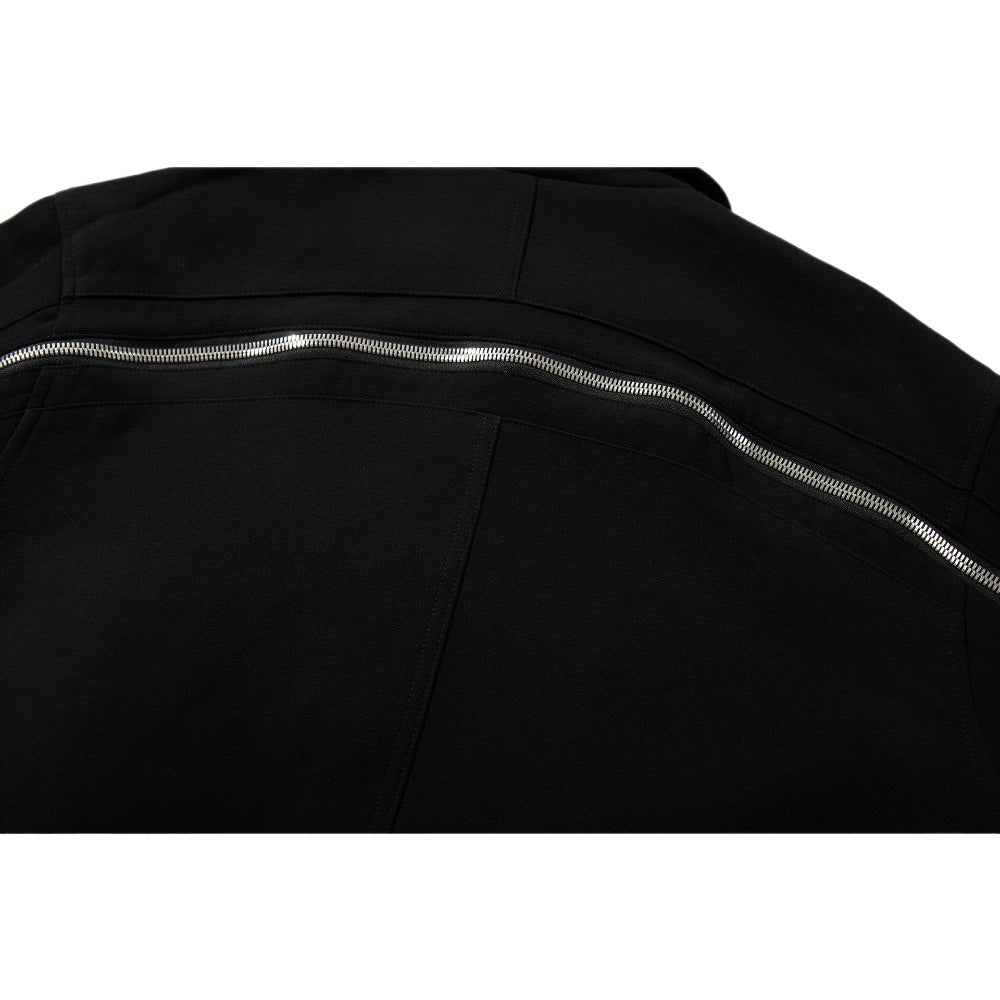 Zip Back Statement Collared Jacket - Thrashink