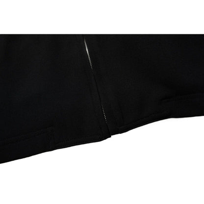 Zip Back Statement Collared Jacket - Thrashink